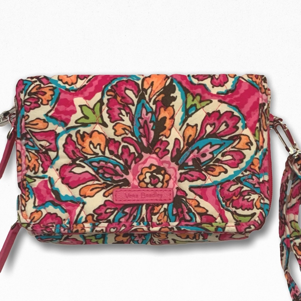 🆕 Vera Bradley Sunburst Floral Convertible Wallet